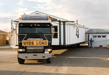 A house mover NJ moving a wide load